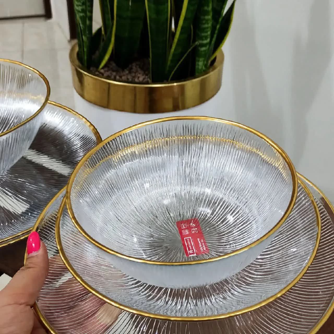 سرویس ۳۳ پارچه سولو لب طلا — تصویر ۳