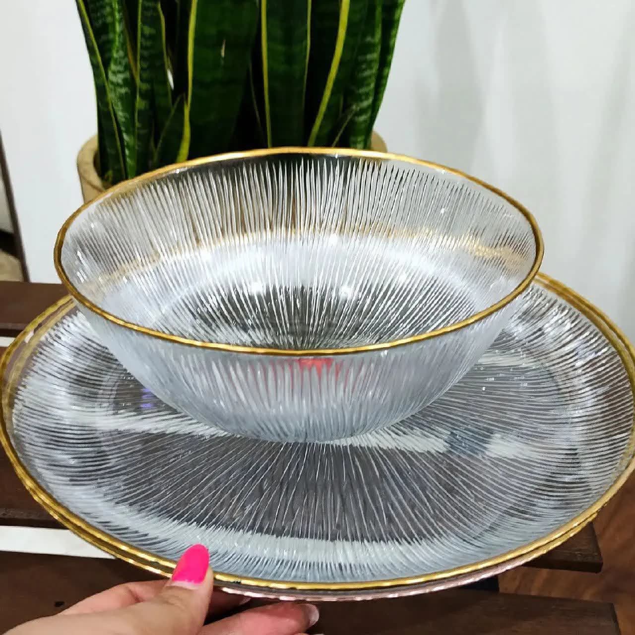 سرویس ۳۳ پارچه سولو لب طلا — تصویر ۴