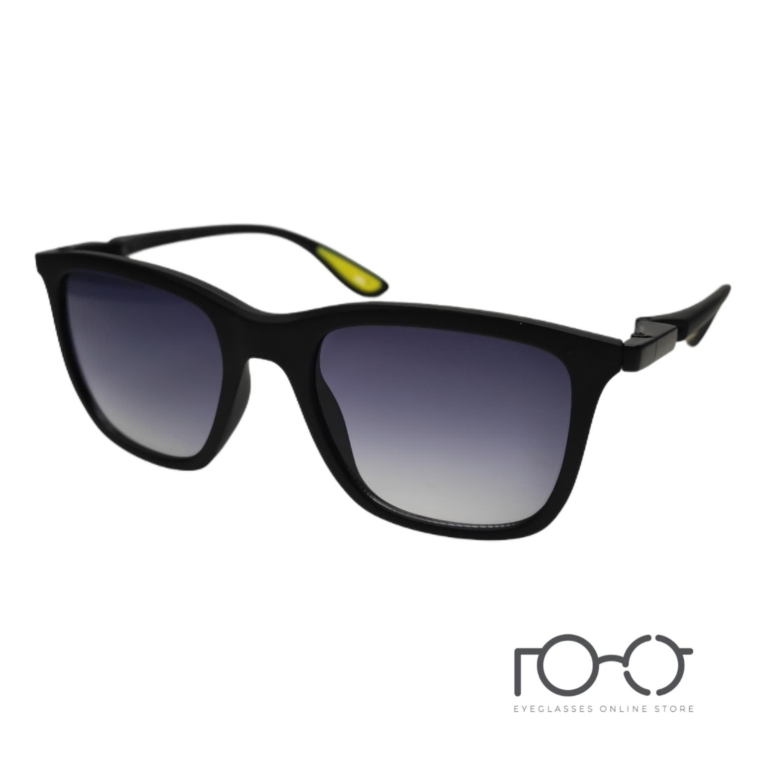 عینک آفتابی ریبن RAY BAN کائوچو TR کد 2454 رنگ مشکی با لنز دودی