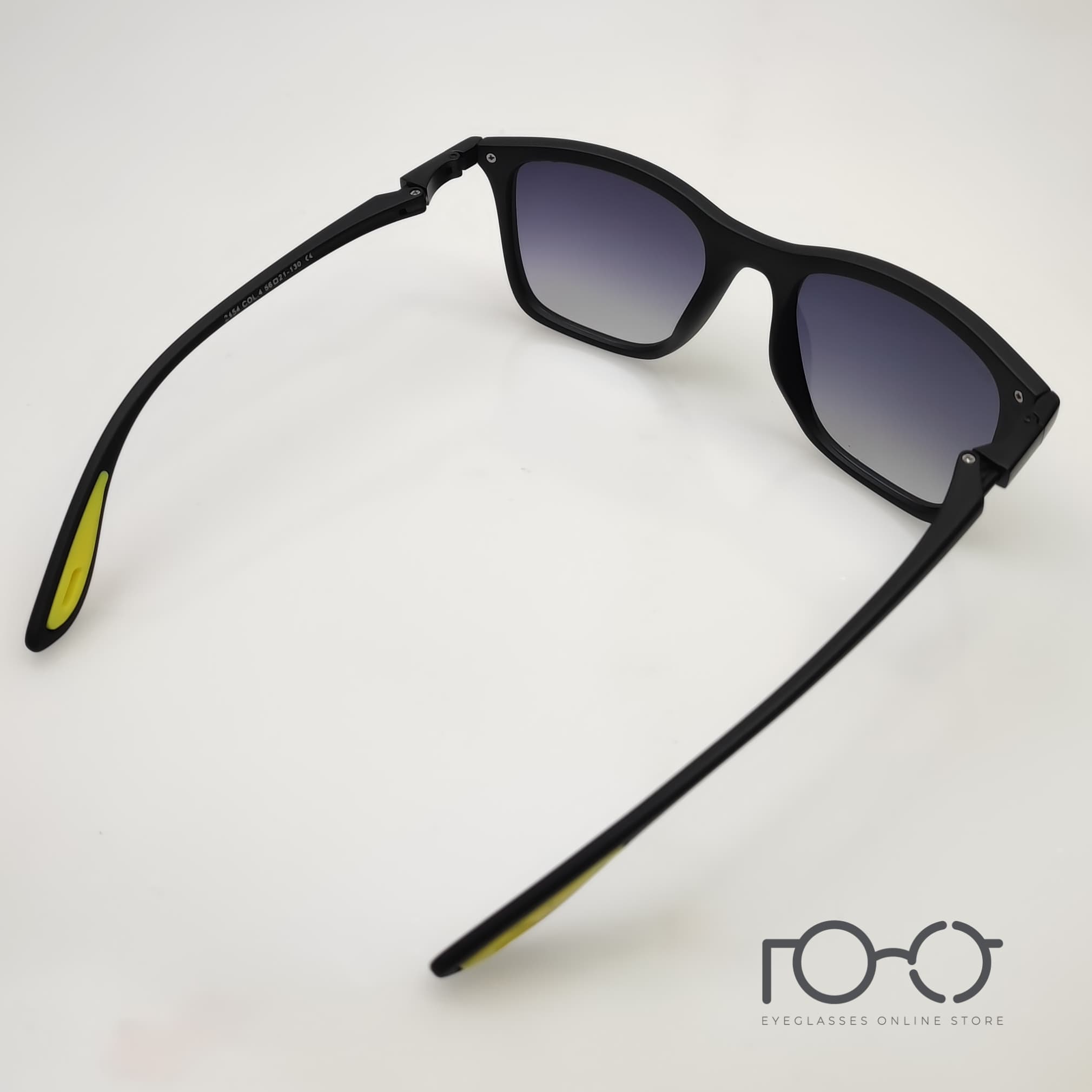 عینک آفتابی ریبن RAY BAN کائوچو TR کد 2454 رنگ مشکی با لنز دودی — تصویر ۵