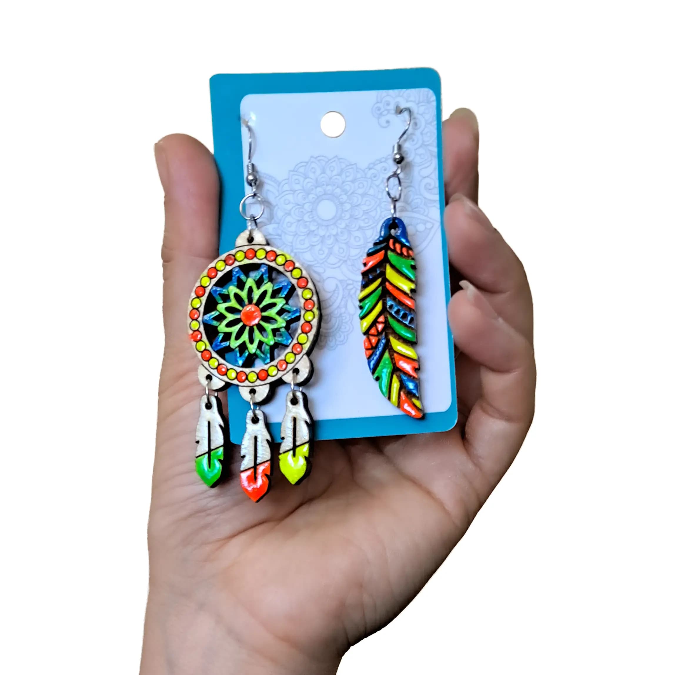 گوشواره طرح دریم کچر بلک لایت — تصویر ۸