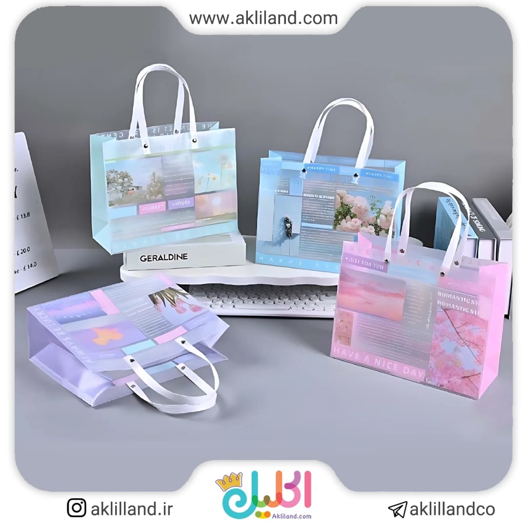 بگ طرح گل 25*32 سانتی متر