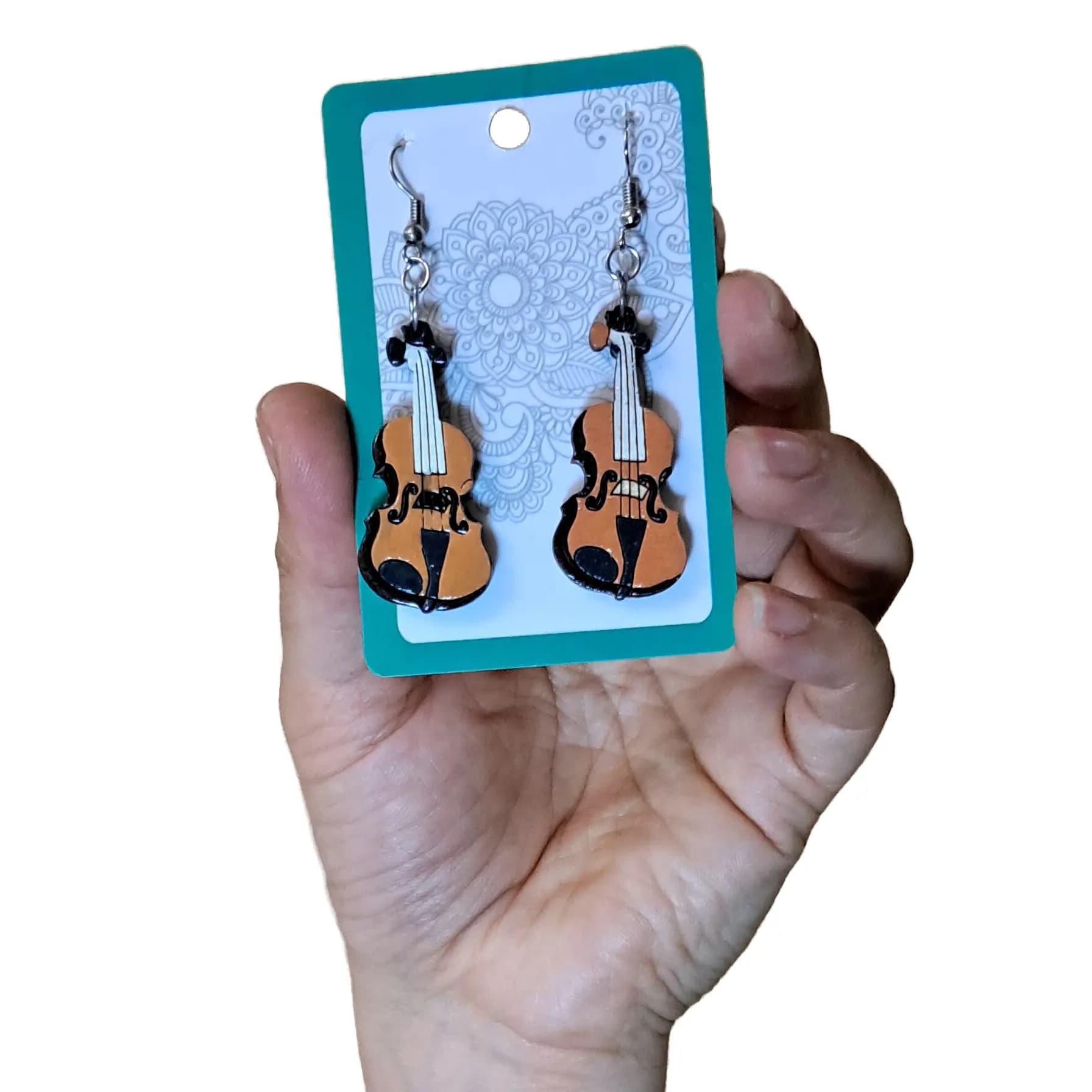 گوشواره طرح ویولن — تصویر ۲