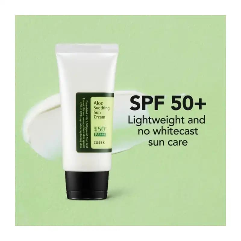 کرم ضد آفتاب عصاره آلوئه ورا SPF50 کوزارکس — تصویر ۸