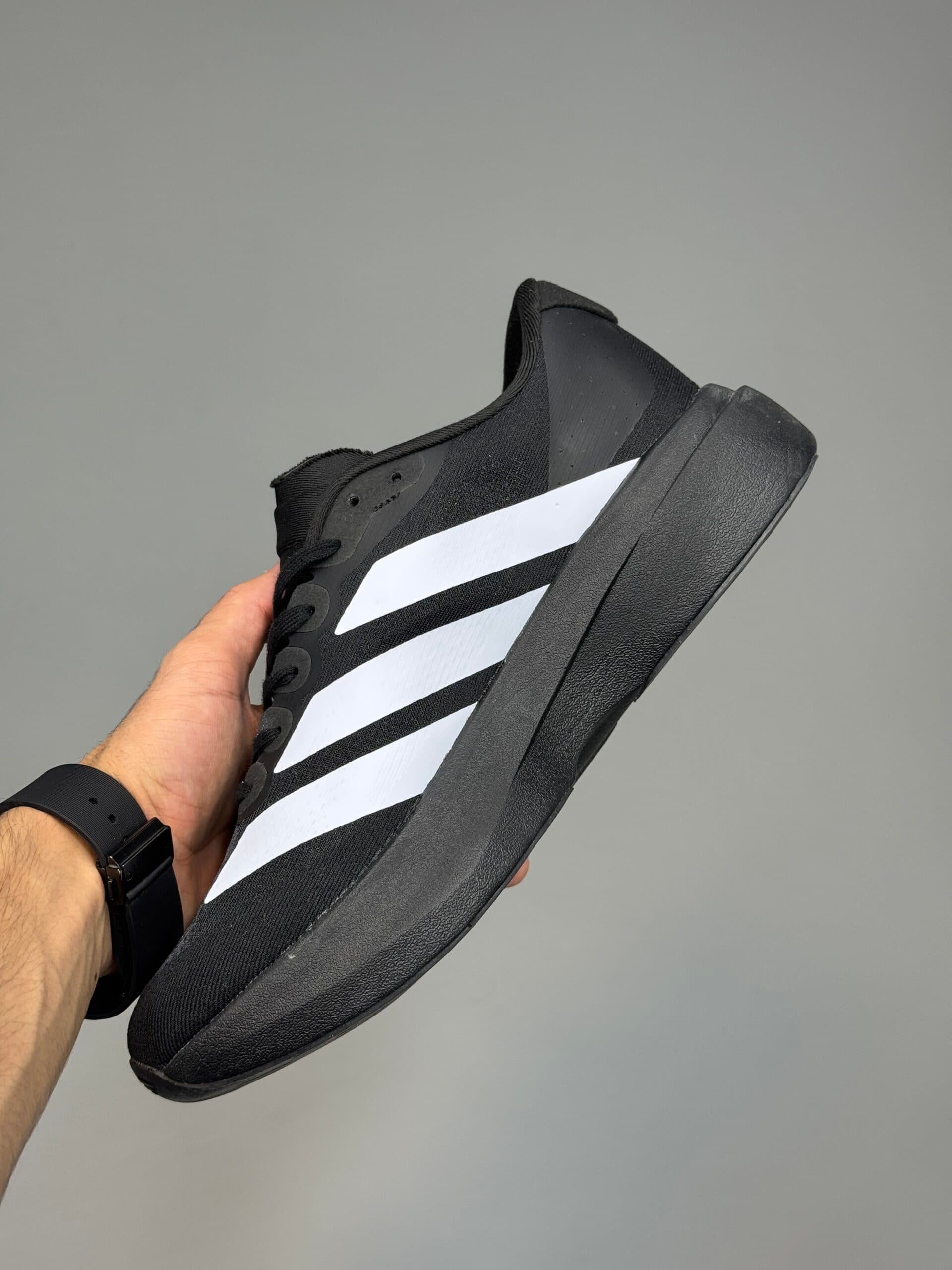 کتونی آدیداس آدیزیرو اوو اس ال مشکی سفید Adidas Adizero Evo SL Black White — تصویر ۴