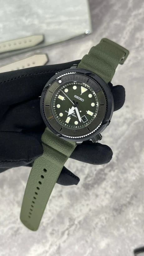 ساعت مچی سیکو تونا | Seiko Tuna | سبز تیره صفحه سبز تیره مستر کوالیتی