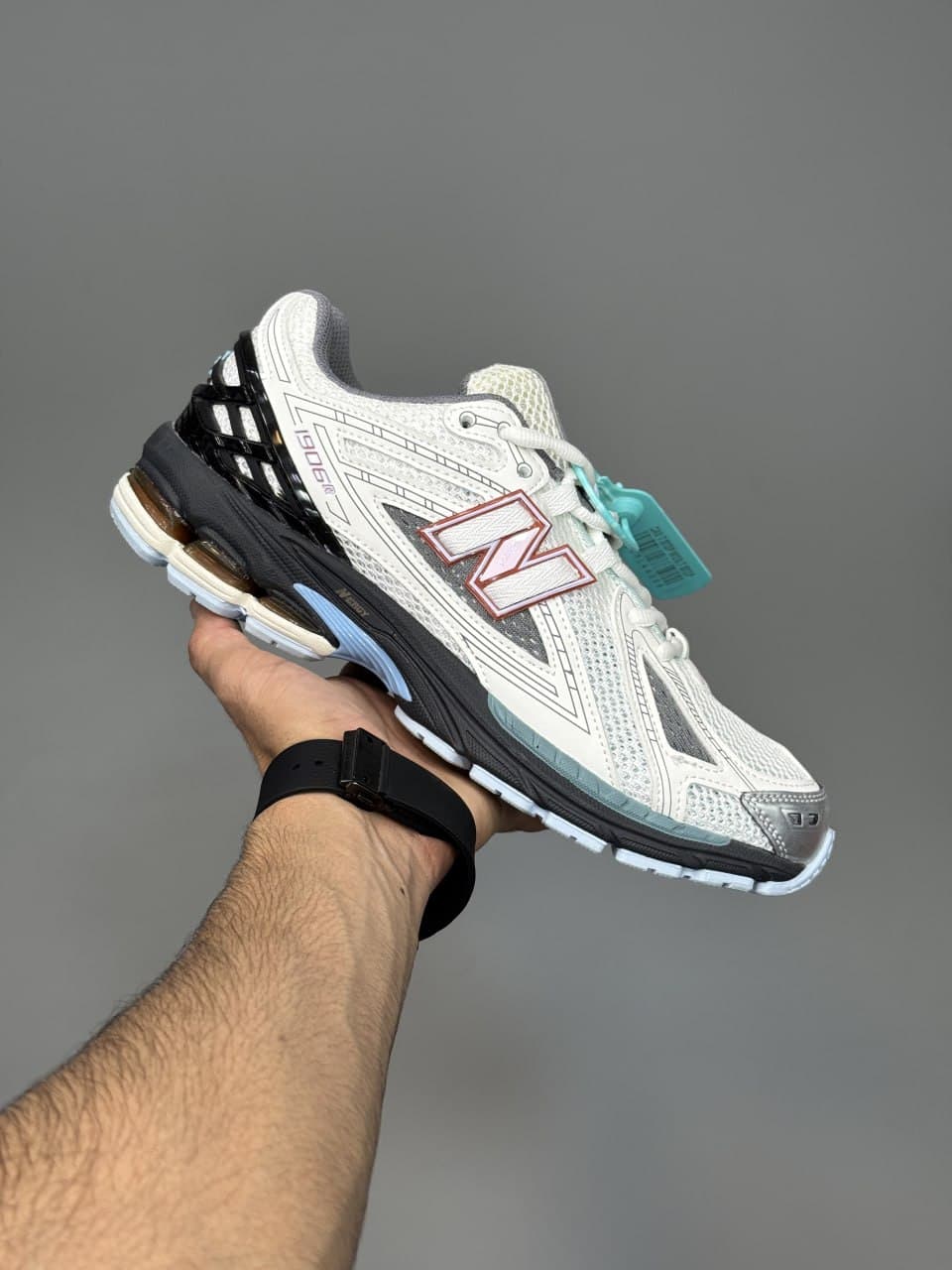 کتونی نیوبالانس 1906R سفید آبی مشکی New Balance 1906R — تصویر ۲