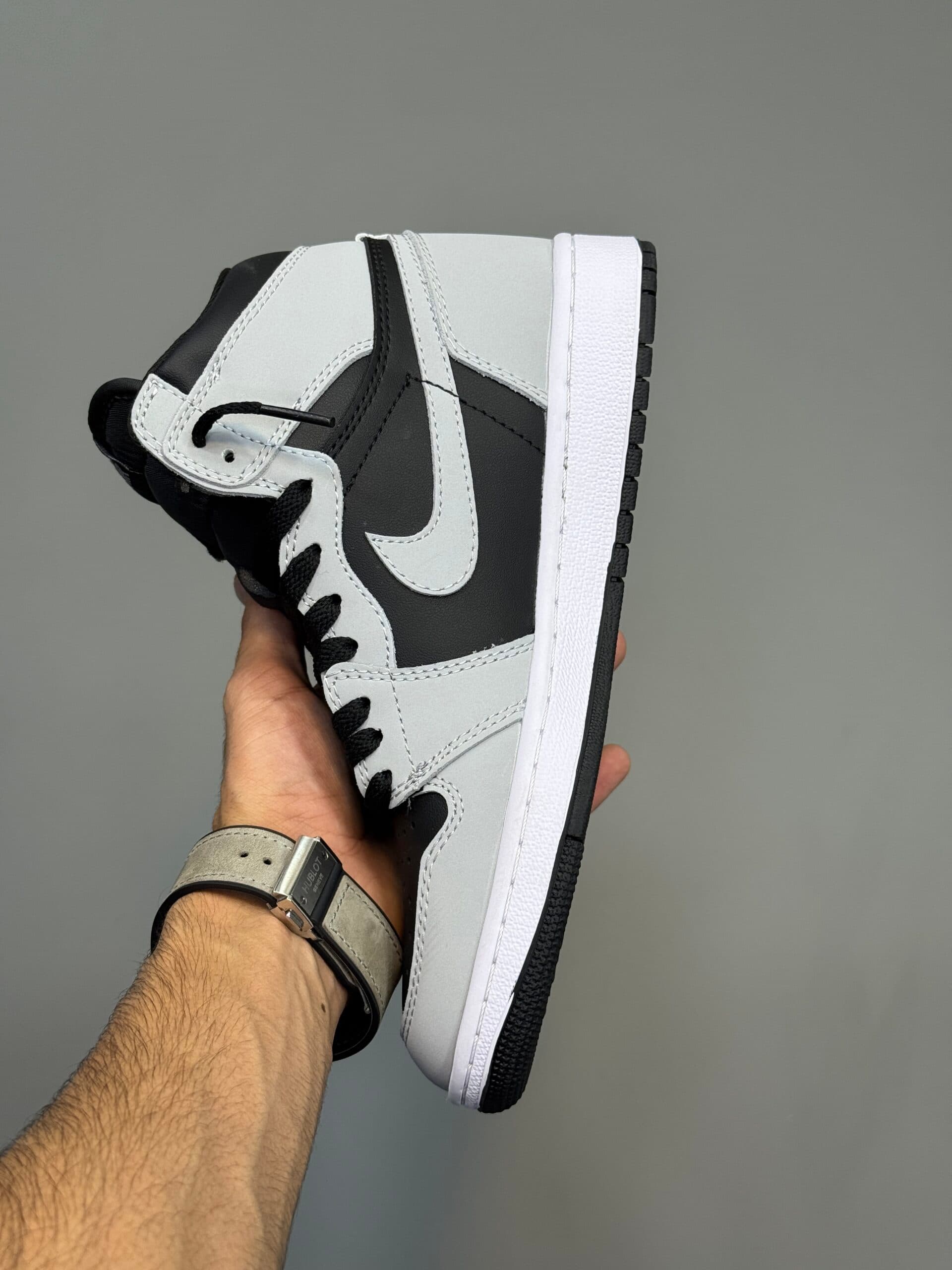 کتونی جردن وان ساقدار مشکی طوسی شدو Air Jordan Retro High Shadow 2.0 — تصویر ۶