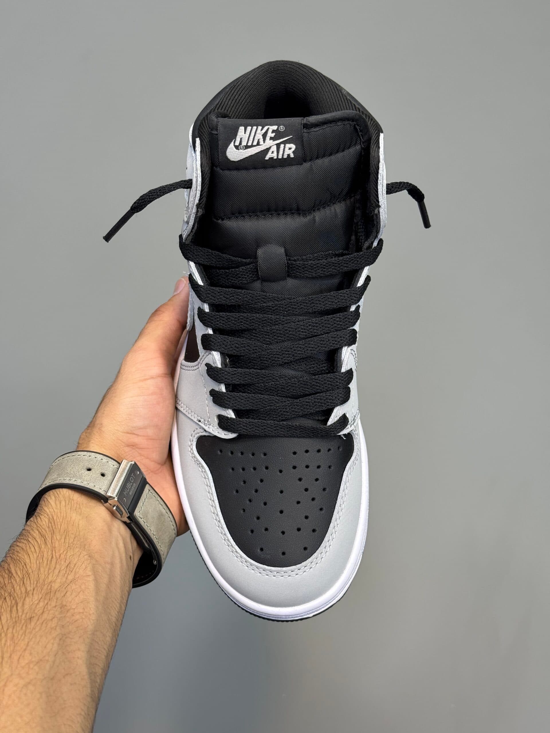 کتونی جردن وان ساقدار مشکی طوسی شدو Air Jordan Retro High Shadow 2.0 — تصویر ۵
