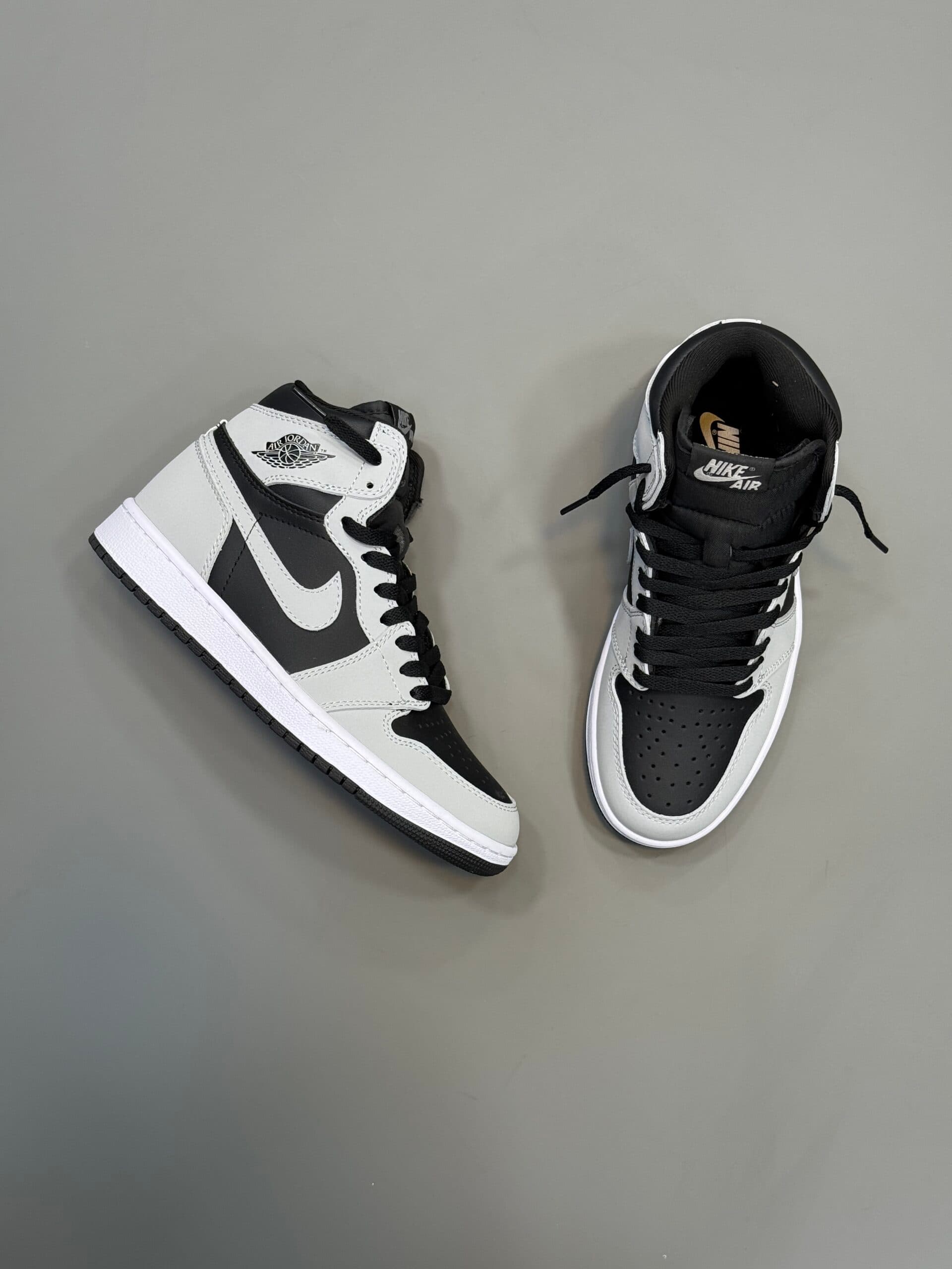 کتونی جردن وان ساقدار مشکی طوسی شدو Air Jordan Retro High Shadow 2.0 — تصویر ۳