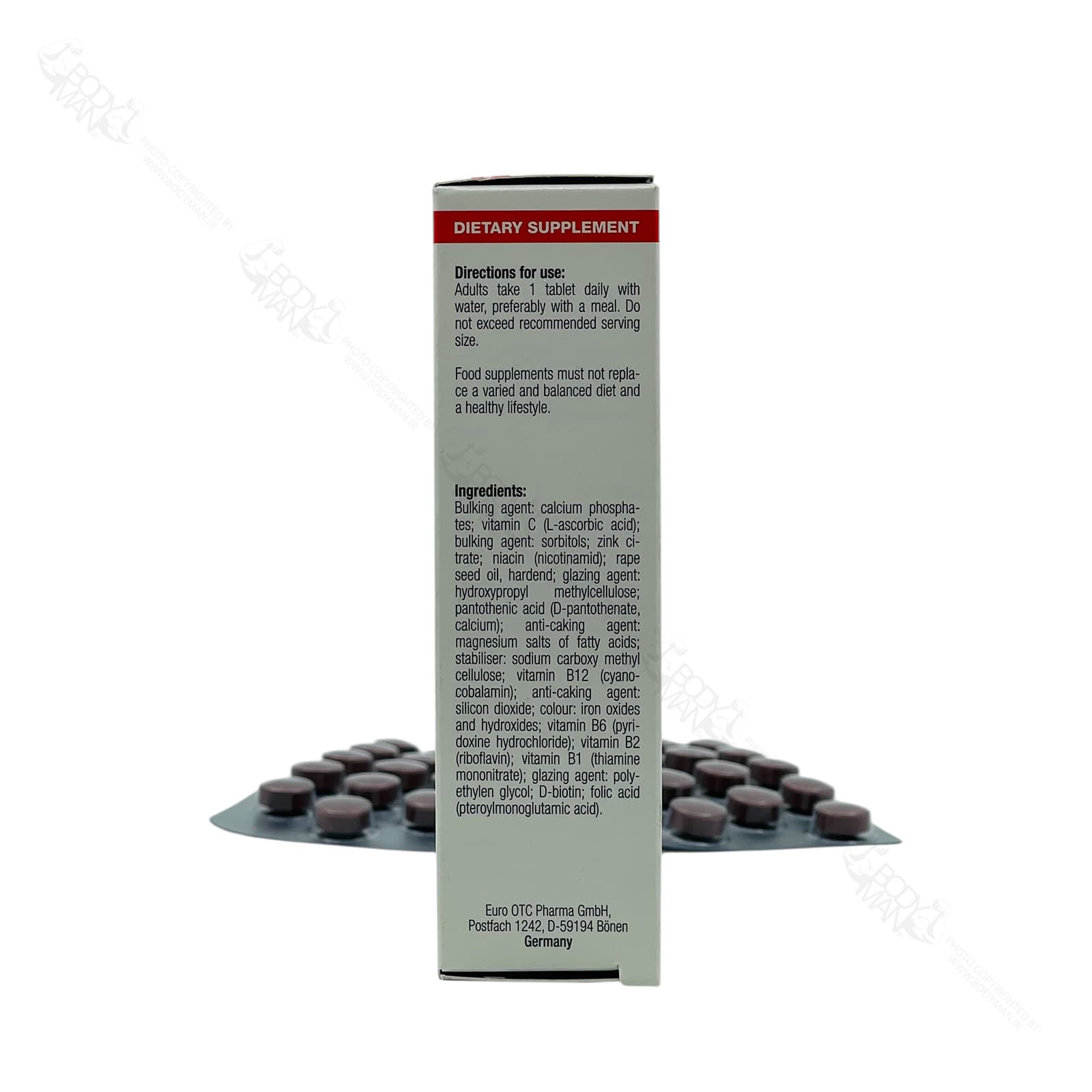 زینک پلاس ۱۵ میلی گرم یوروویتال | Eu Rho VITAL Zink Plus 15 mg — تصویر ۳