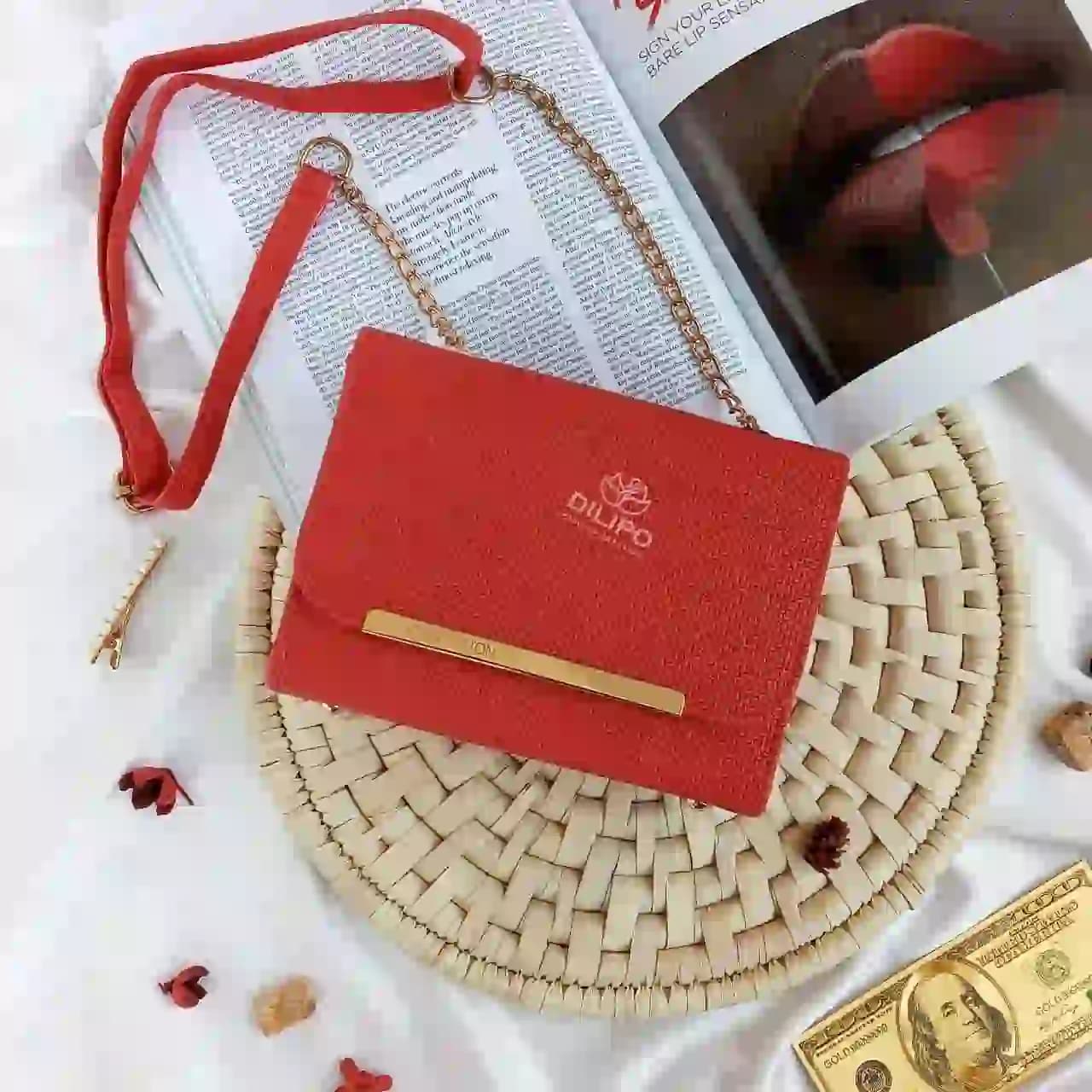 کیف دوشی زنانه چرم بافته شده لویی ویتون 2235
