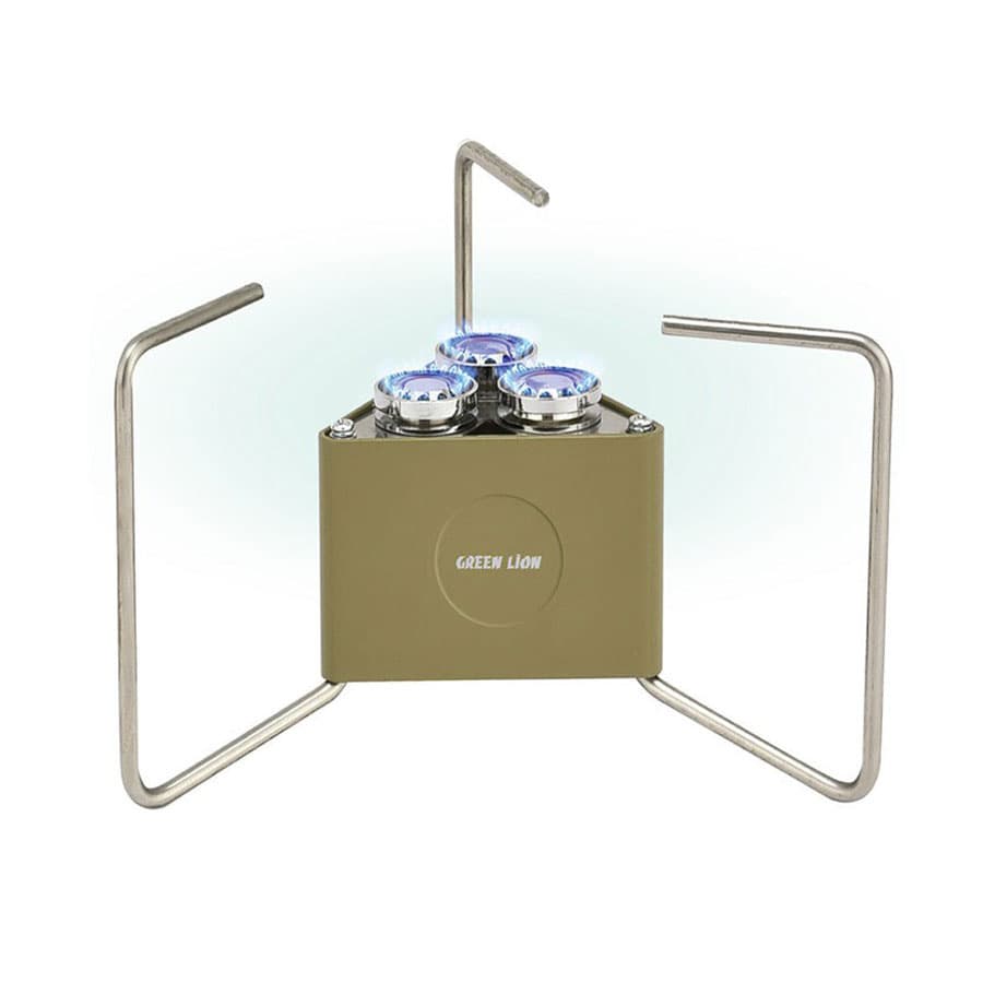 اجاق گاز کمپینگ تاشو 3 شعله گرین لاین مدل Green Lion 3-Burner Foldable Camping Stove (عمده و تک) — تصویر ۵