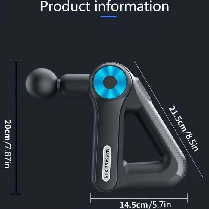 ماساژور تفنگی شارژی مدل MASSAGE GUN مدل SL-8891 (عمده و تک) — تصویر ۴