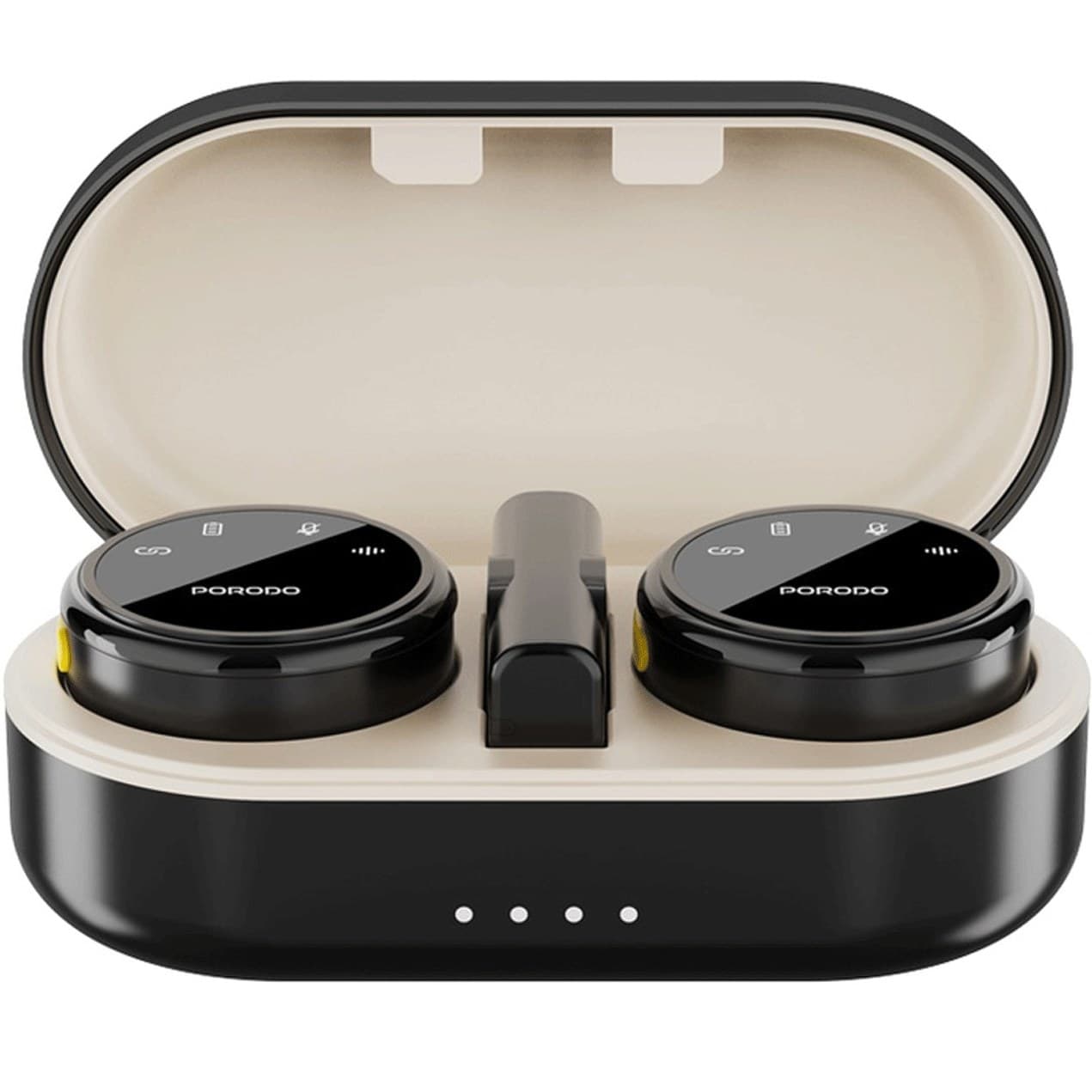 میکروفن بی سیم یقه ای پرودو مدل Porodo Lavalier Microphones (عمده و تک) — تصویر ۳