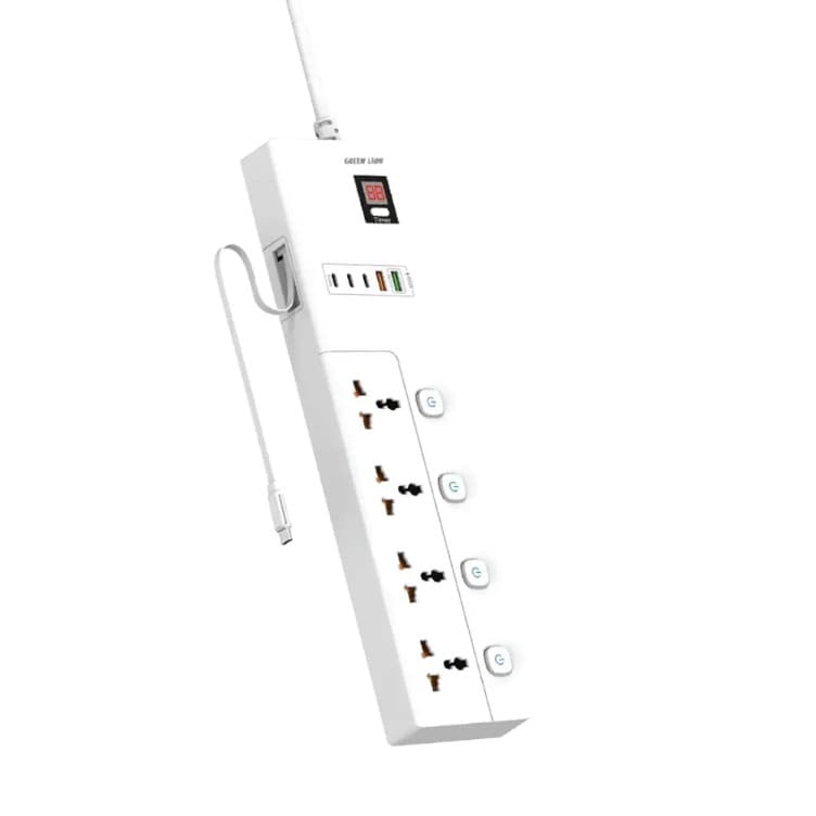 چند راهی برقی گرین لاین Green Lion GS-800 Power Socket 2M 3500W — تصویر ۲