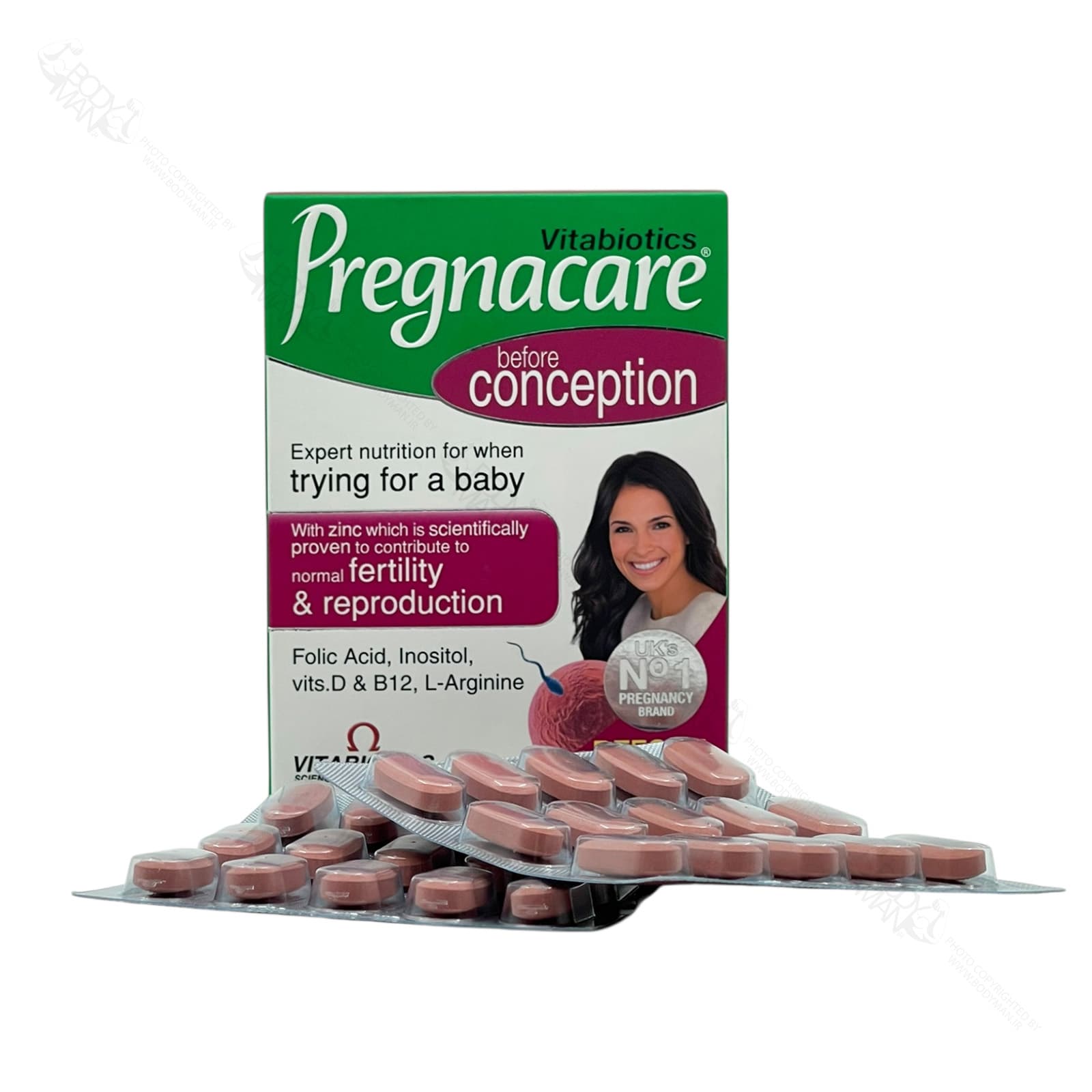 پرگناکر کانسپشن ویتابیوتیکس | VITABIOTICS Pregnacare CONCEPTION — تصویر ۵