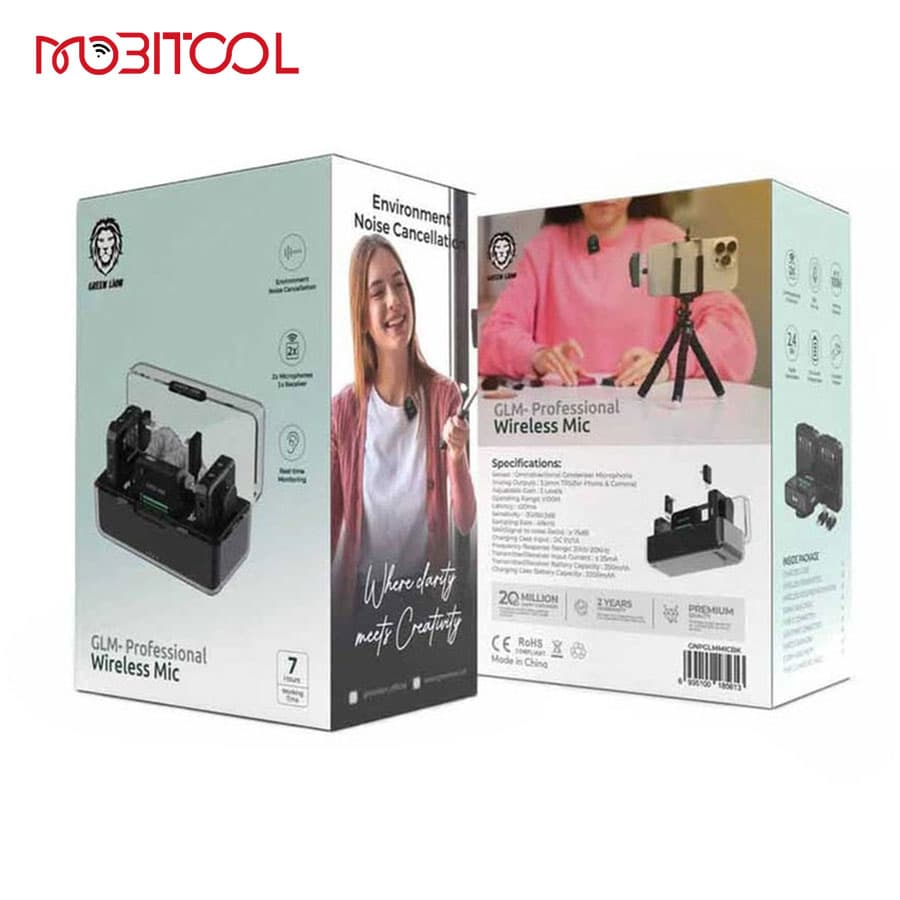 ست میکروفن بی سیم گرین لاین مدل GLM-Professional — تصویر ۱۰