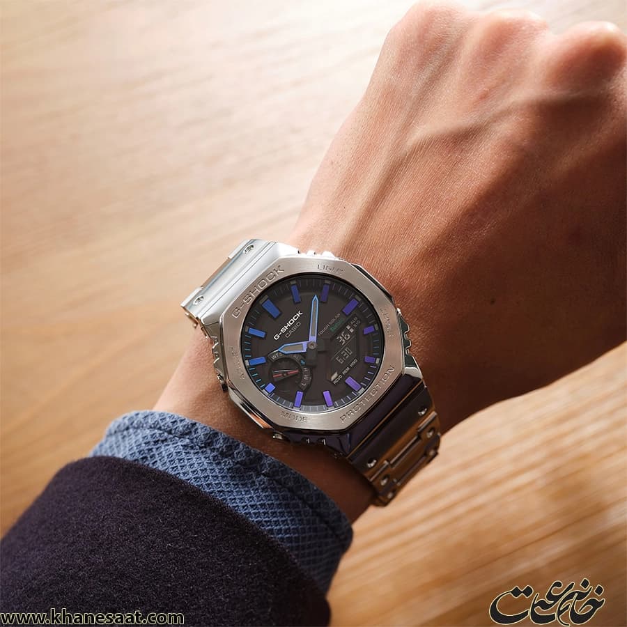 ساعت مچی مردانه کاسیو جی شاک اصل مدل GM-B2100PC-1ADR — تصویر ۱۱