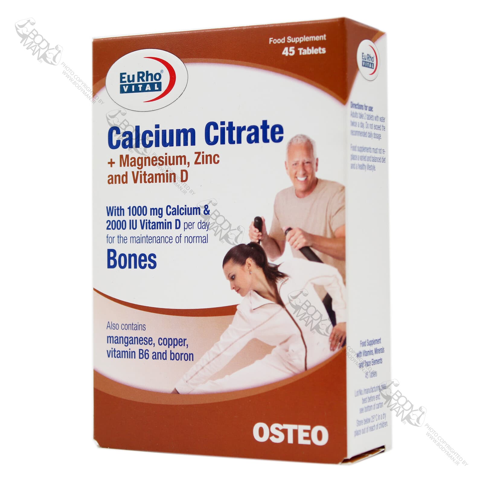 کلسیم سیترات یورو ویتال | EuRho VITAL Calcium Citrate
