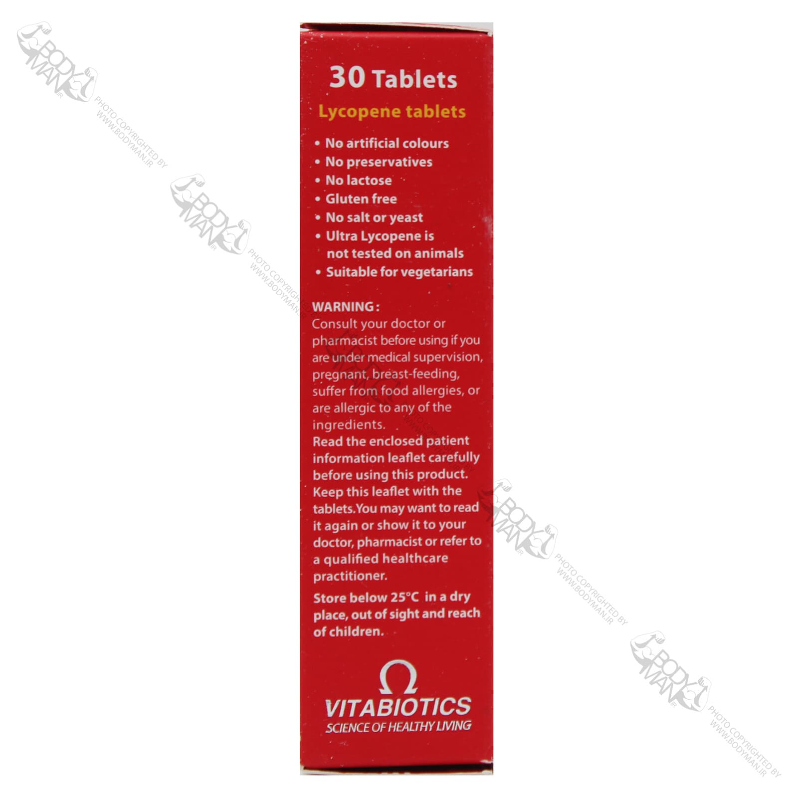 اولترا لیکوپن ویتابیوتیکس | VITABIOTICS ultra Lycopene — تصویر ۴