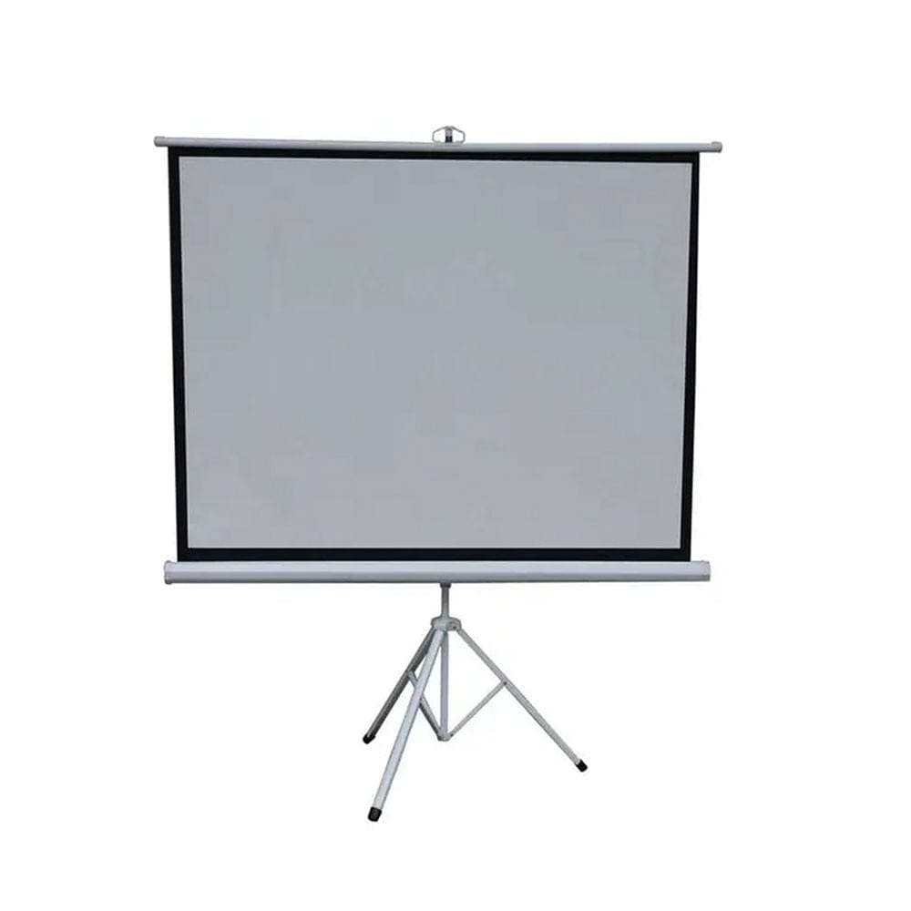 پرده نمایش پروژکتور قابل حمل 72 اینچ مدل Tripod Stand 72 برند Green Lion