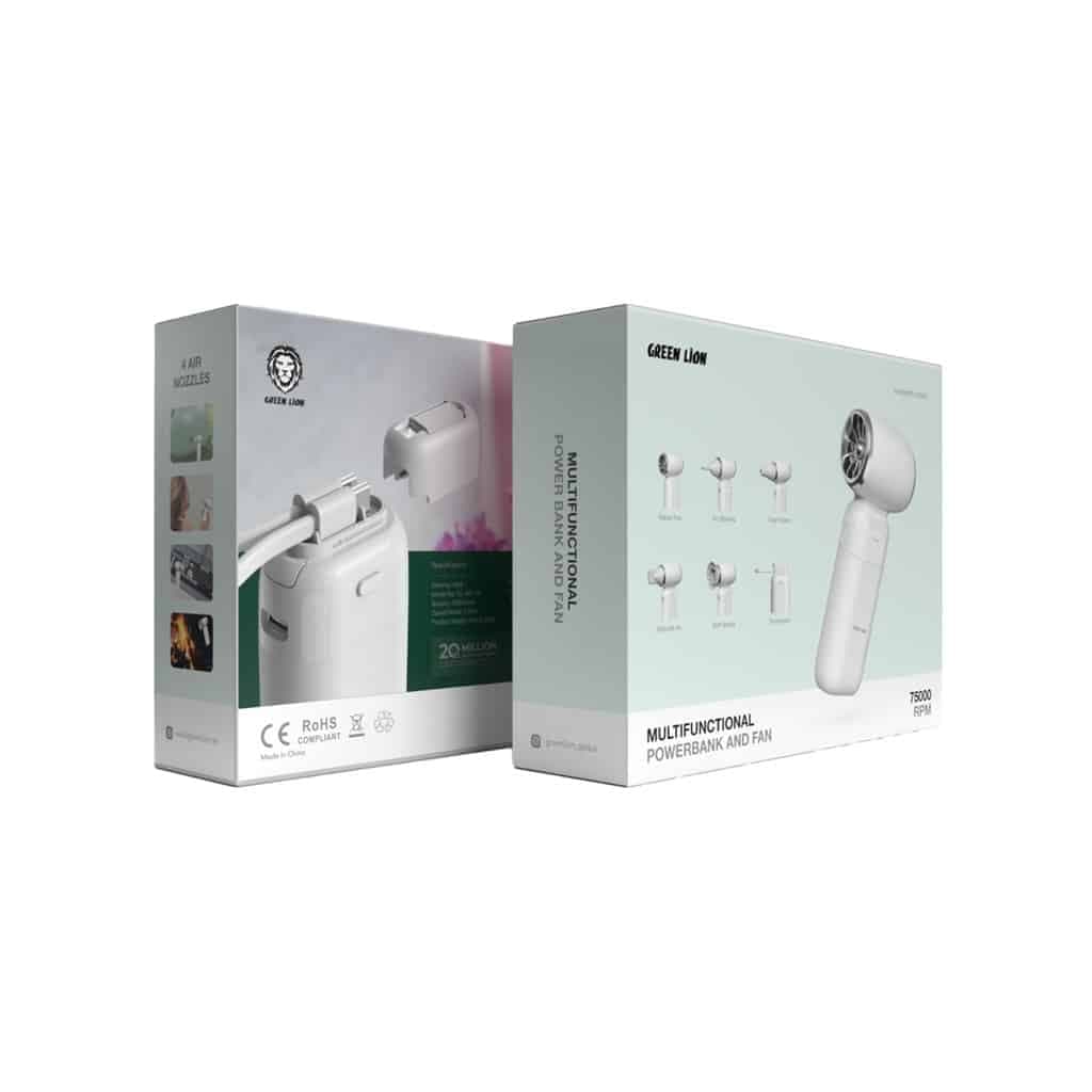 پاوربانک و جت فن چندکاره گرین لاین ظرفیت 10000mah — تصویر ۴