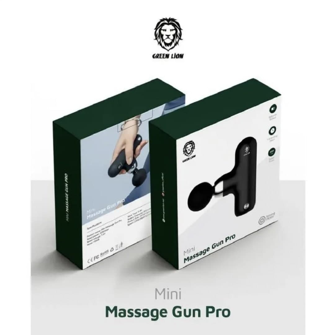 ماساژور تفنگی مینی پرو گرین Massage Gun Pro Mini