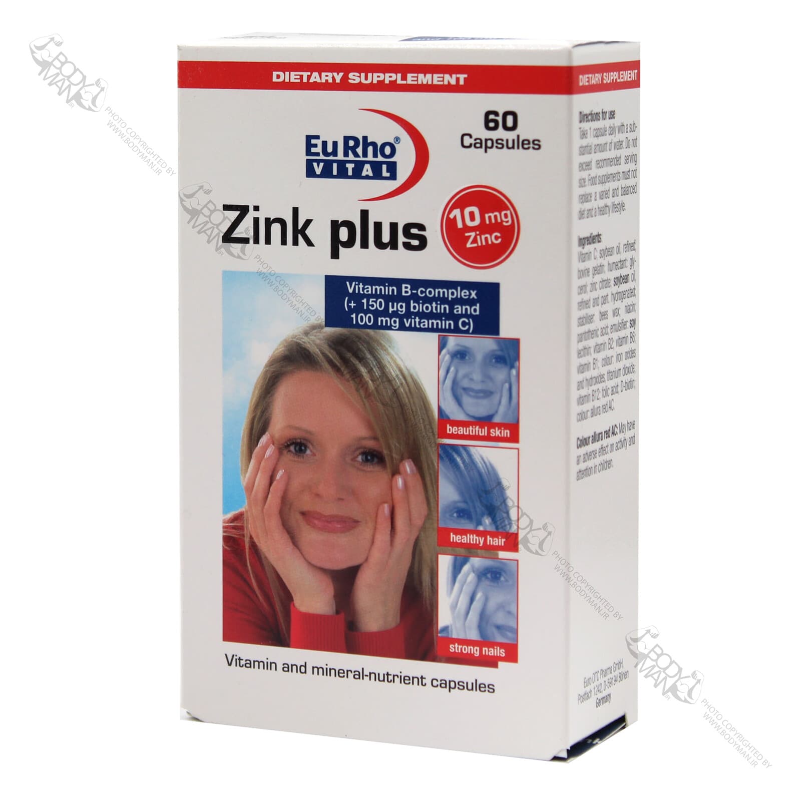 زینک پلاس یورو ویتال | EuRho VITAL Zink plus