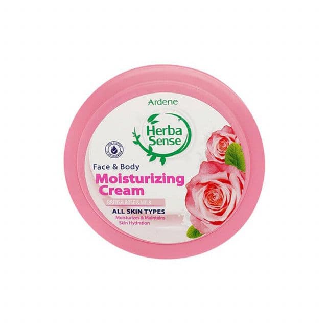 کرم مرطوب کننده آردن سری Herba Sense با رایحه رز و شیر وزن 150 گرم