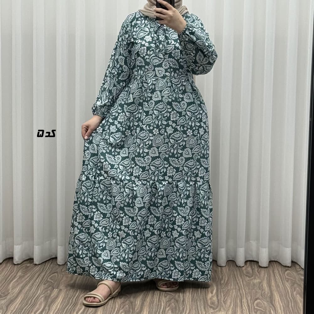 پیراهن فلور بوگاتی مدل پارلاک کد H1840 — تصویر ۶