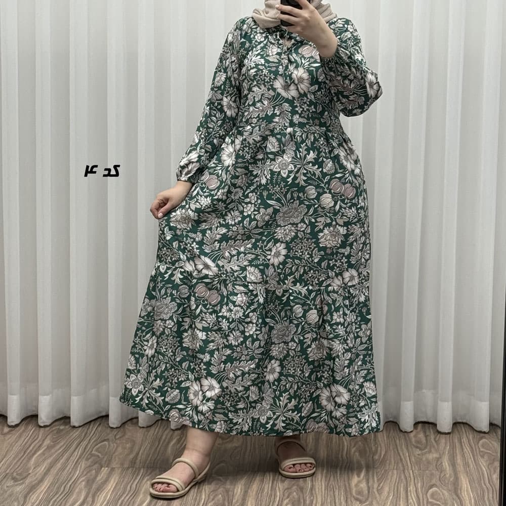 پیراهن فلور بوگاتی مدل پارلاک کد H1840 — تصویر ۷