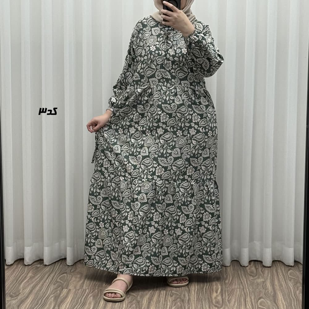 پیراهن فلور بوگاتی مدل پارلاک کد H1840 — تصویر ۲