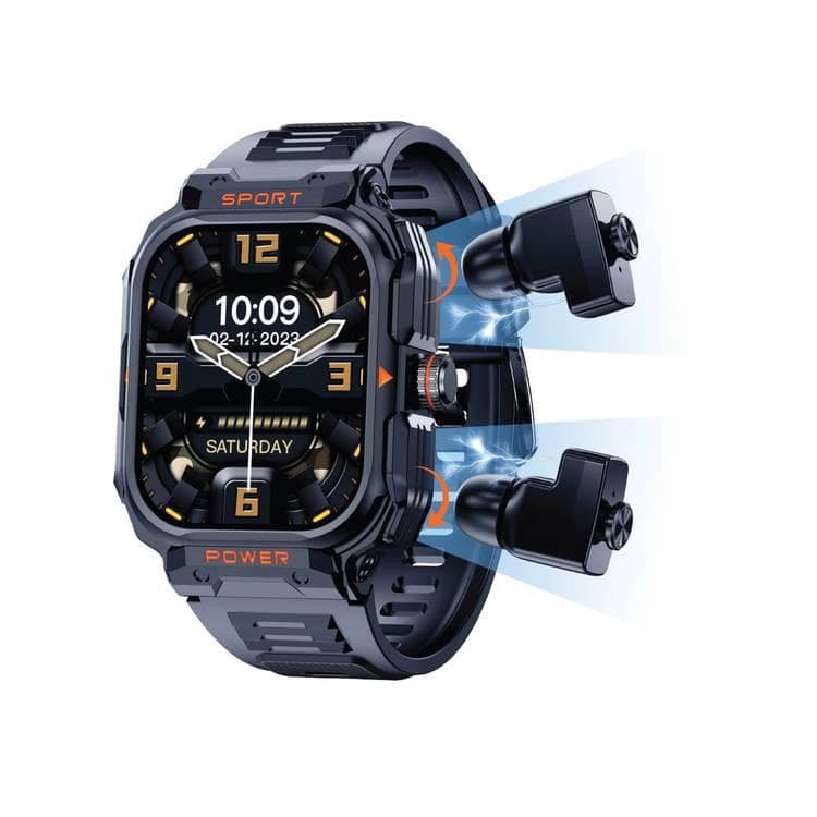 ساعت هوشمند و هندزفری بلوتوث گرین لاین مدل Fit-Gear GNFITGRSW — تصویر ۲