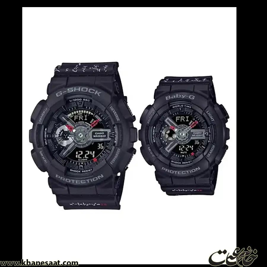 ساعت مچی ست جی شاک G-Shock و بیبی جی BABY-G مدل LOV-21A-1ADR — تصویر ۸