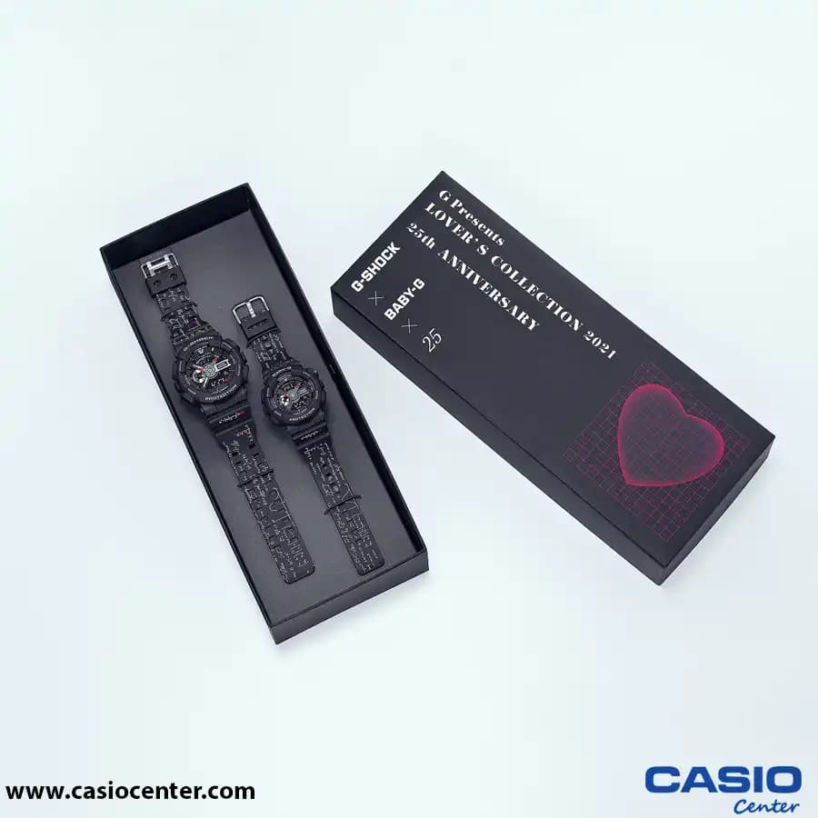 ساعت مچی ست جی شاک G-Shock و بیبی جی BABY-G مدل LOV-21A-1ADR — تصویر ۶