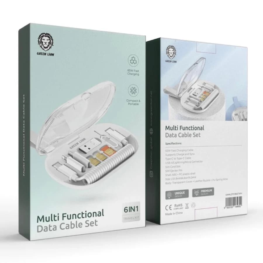 کیت کابل 6 در 1 گرین لاین Multi Functional