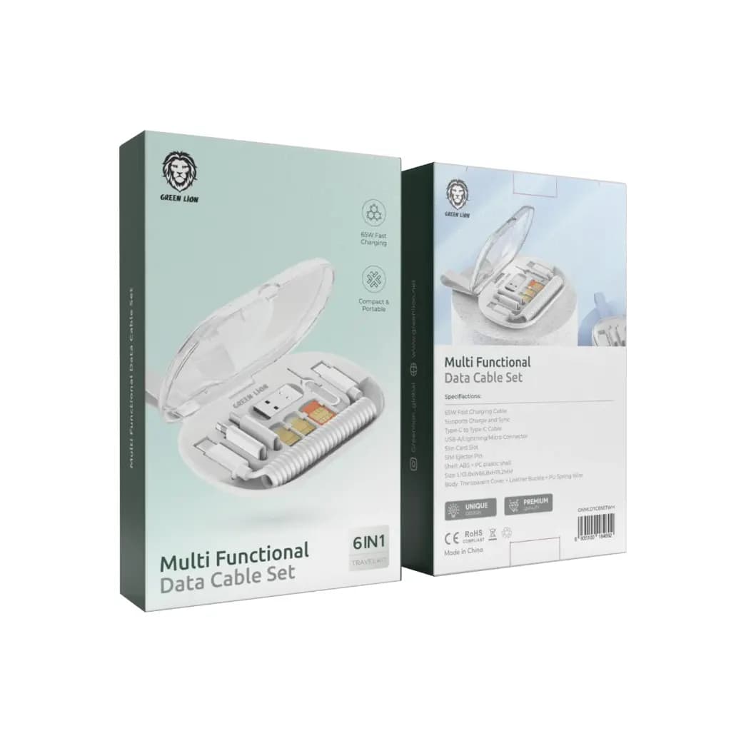 کیت کابل 6 در 1 گرین لاین Multi Functional — تصویر ۴