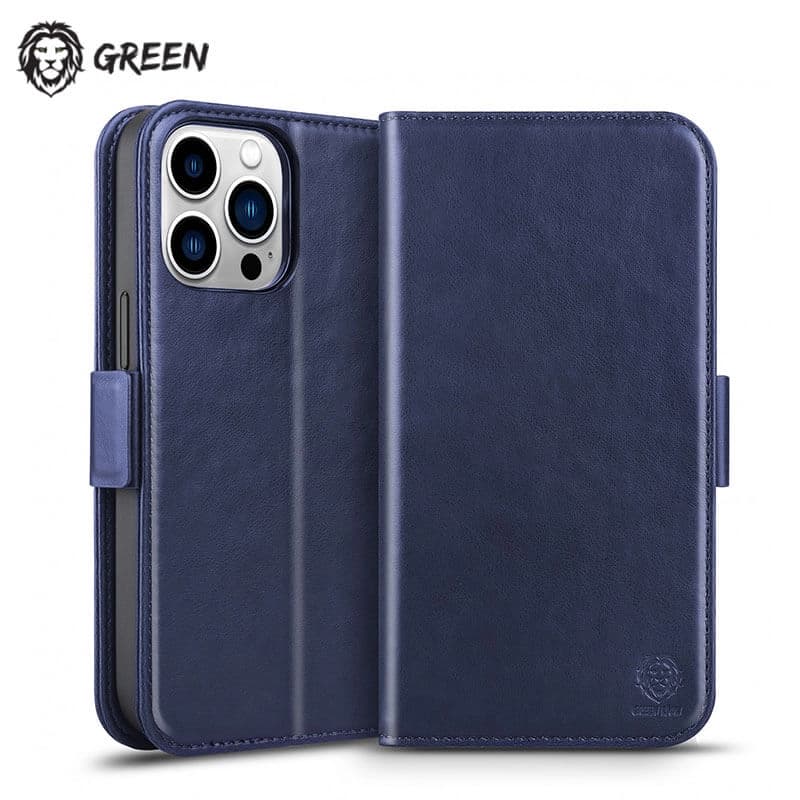 کیف کلاسوری گرین لاین مدل MagSafe Leather Wallet مناسب برای گوشی موبایل اپل Iphone 13 Pro — تصویر ۸
