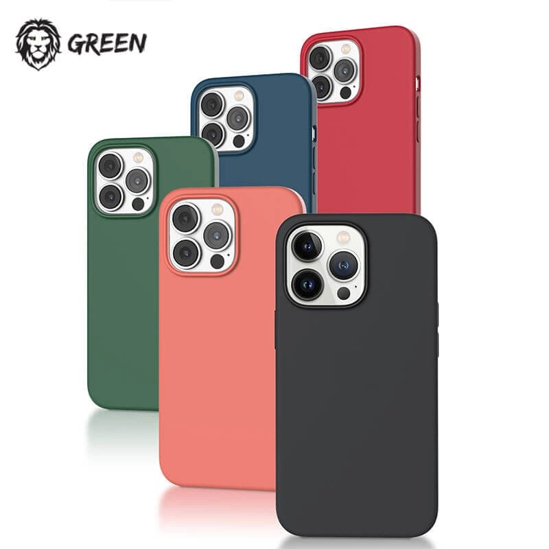 کاور گرین لاین مدل Liquid Silicone مناسب برای گوشی موبایل اپل iPhone 13 Pro Max — تصویر ۷