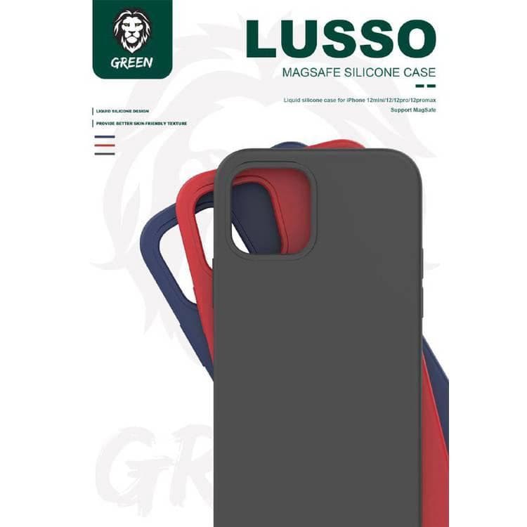 کاور گرین لاین سیلیکونی مدل Lusso MagSafe 360 برای iPhone 13 Pro Max — تصویر ۵