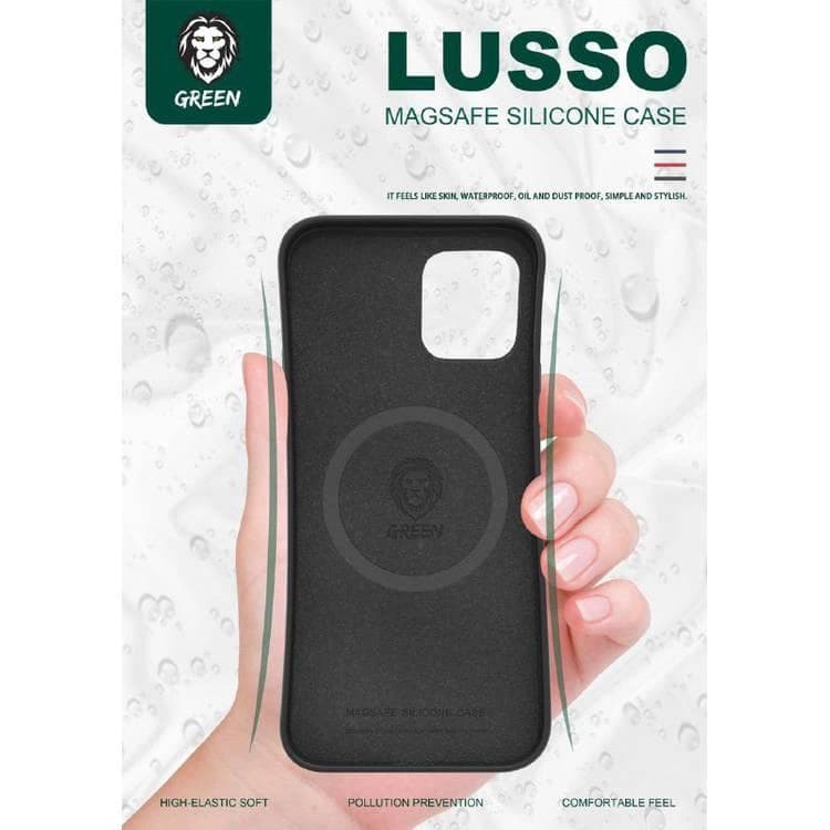 کاور گرین لاین سیلیکونی مدل Lusso MagSafe 360 برای iPhone 13 Pro Max — تصویر ۶