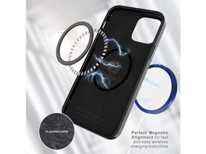 کاور گرین لاین سیلیکونی مدل Lusso MagSafe 360 برای iPhone 13 Pro Max — تصویر ۳