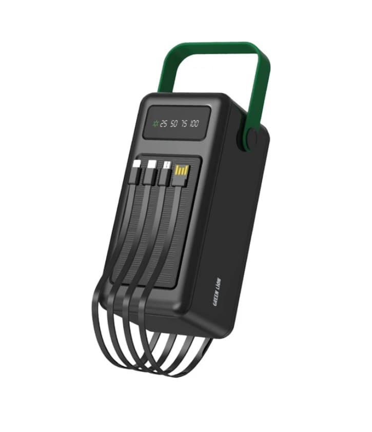 پاوربانک خورشیدی 80 هزار میلی آمپر گرین لاین مدل GNSLRPB80K – Solar Max — تصویر ۲