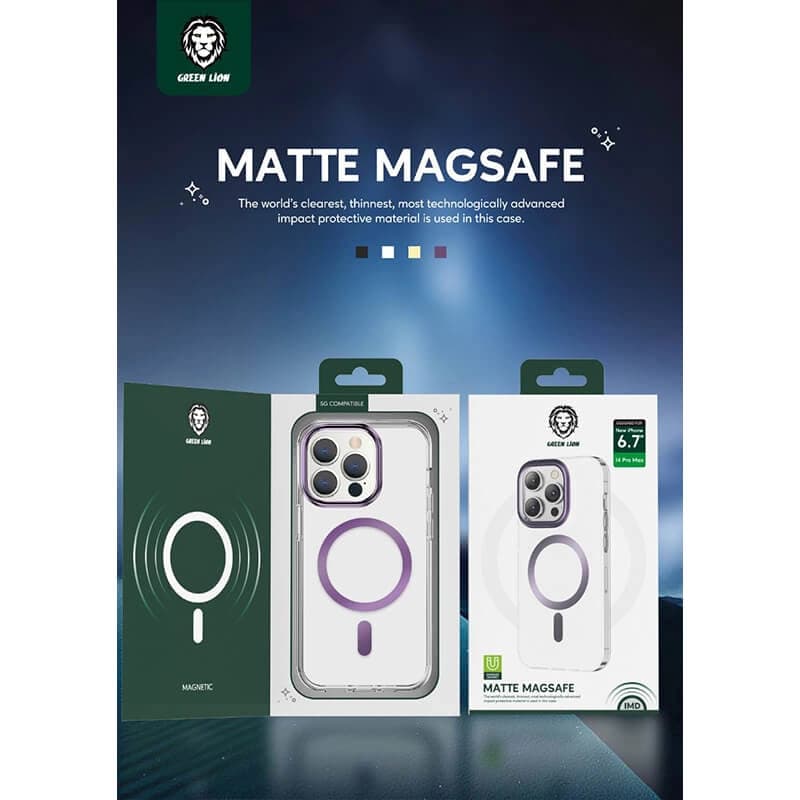 کاور گرین لاین مدل Matte MagSafe برای آیفون — تصویر ۵