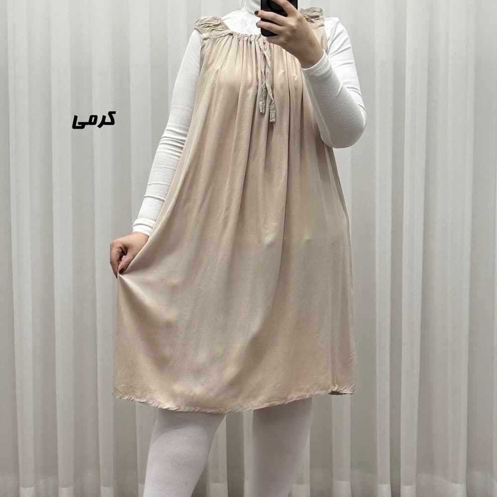 سارافون کوتاه ساده قواره دار کد 1762 — تصویر ۴