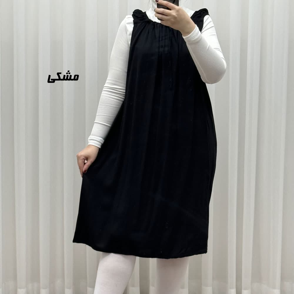 سارافون کوتاه ساده قواره دار کد 1762 — تصویر ۲