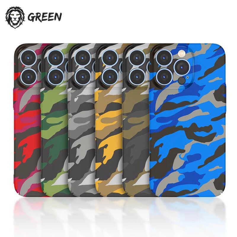 کاور چریکی گرین مدل Pc Camouflage Case برای گوشی موبایل اپل iPhone 13 Pro Max — تصویر ۴