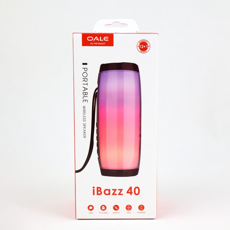 اسپیکر بلوتوثی قابل حمل OALE مدل iBazz 40
