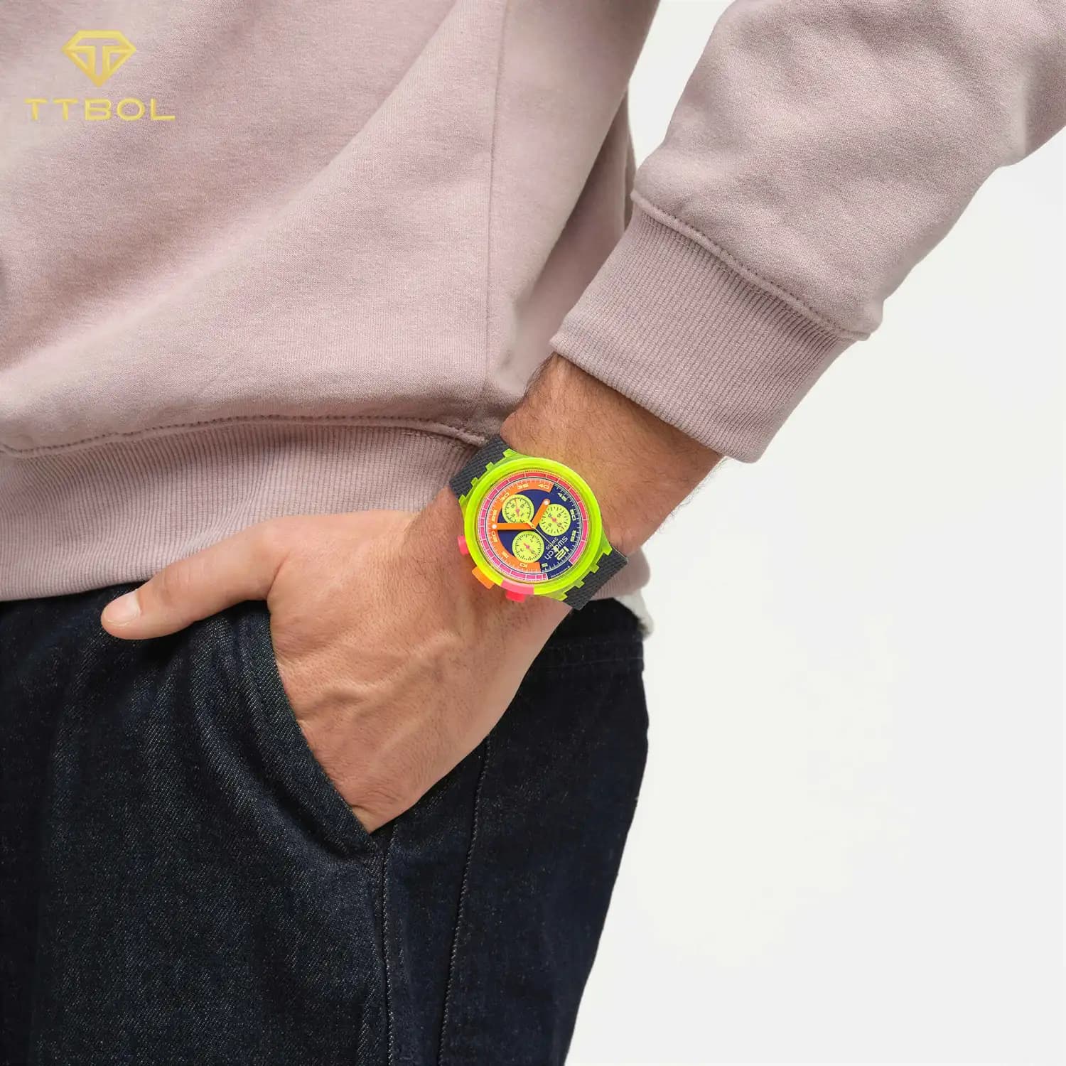 ساعت مچی Swatch سواچ مدل SB06J100 — تصویر ۶